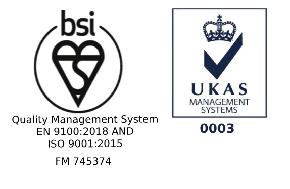 bsi Quality Management System and UKAS Management Systems logo